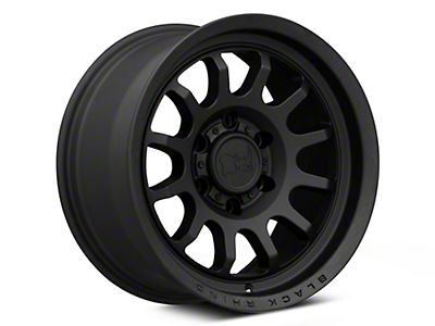 Black Rhino Tundra Rapid Matte Black 6-Lug Wheel; 18x9; 12mm