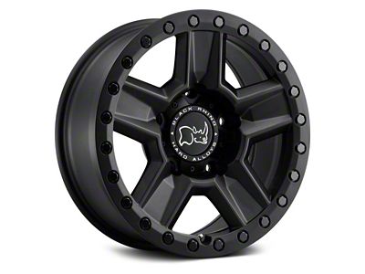 Black Rhino Ravine Matte Black 6-Lug Wheel; 20x9; 12mm Offset (2024 Tacoma)
