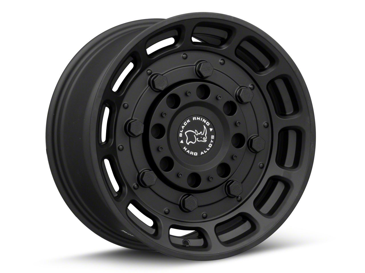 Black Rhino Tundra Warthog Matte Black 6-Lug Wheel; 20x9.5; 12mm Offset