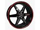 Race Star 93 Truck Star Gloss Black 6-Lug Wheel; 18x9.5; 28mm Offset (05-15 Tacoma)