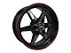 Race Star 93 Truck Star Gloss Black 6-Lug Wheel; Front Only; 17x4.5; -25.4mm Offset (16-23 Tacoma)