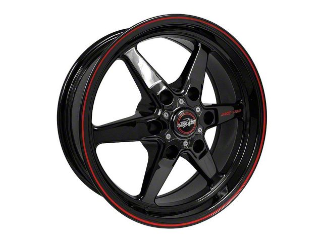 Race Star 93 Truck Star Gloss Black 6-Lug Wheel; Front Only; 17x7; 0mm Offset (05-15 Tacoma)