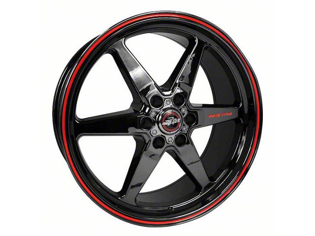 Race Star 93 Truck Star Gloss Black 6-Lug Wheel; Front Only; 17x7; 0mm Offset (05-15 Tacoma)