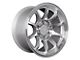 SSW Off-Road Wheels Apex Machined Silver 6-Lug Wheel; 17x9; -25mm Offset (10-24 4Runner)