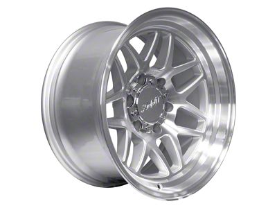 SSW Off-Road Wheels Sierra Machined Silver 6-Lug Wheel; 17x9; -25mm Offset (2024 Tacoma)