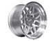 SSW Off-Road Wheels Sierra Machined Silver 6-Lug Wheel; 17x9; -25mm Offset (16-23 Tacoma)
