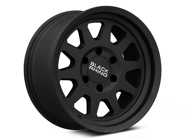Black Rhino Stadium Matte Black 6-Lug Wheel; 17x9.5; -18mm Offset (07-14 Tahoe)