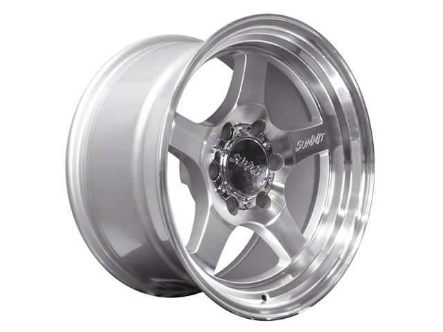 SSW Off-Road Wheels Stryker Machined Silver 6-Lug Wheel; 17x9; -25mm Offset (16-23 Tacoma)