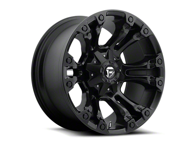Fuel Wheels Vapor Matte Black 6-Lug Wheel; 17x10; -18mm Offset (15-20 Yukon)