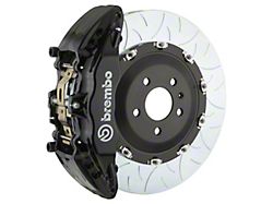 Brembo GT Series 6-Piston Front Big Brake Kit with 15-Inch 2-Piece Type 3 Slotted Rotors; Black Calipers (19-22 Sierra 1500)