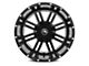 American Off-Road Wheels A106 Gloss Black Milled 6-Lug Wheel; 20x14; -76mm Offset (05-15 Tacoma)