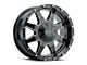Black Rock Wheels Fury I Gloss Black Milled 6-Lug Wheel; 20x9; 12mm Offset (16-23 Tacoma)