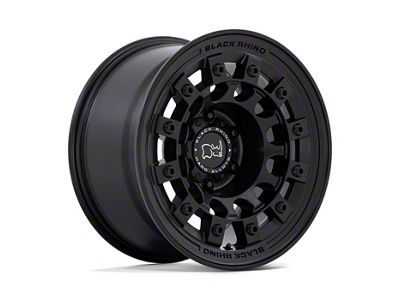 Black Rhino Fuji Matte Black 6-Lug Wheel; 17x9; -12mm Offset (21-24 Bronco, Excluding Raptor)