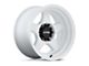 KMC Lobo Gloss White 6-Lug Wheel; 17x8.5; -10mm Offset (10-24 4Runner)