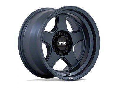 KMC Lobo Metallic Blue 6-Lug Wheel; 17x8.5; 18mm Offset (05-15 Tacoma)