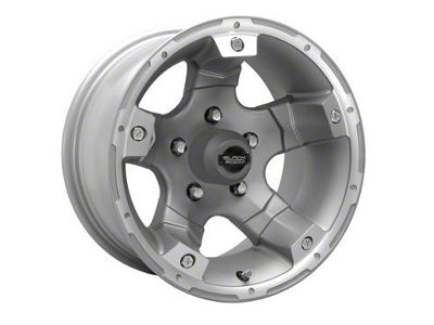 Black Rock Wheels Viper Tungsten Gray 6-Lug Wheel; 17x8; 0mm Offset (2024 Tacoma)