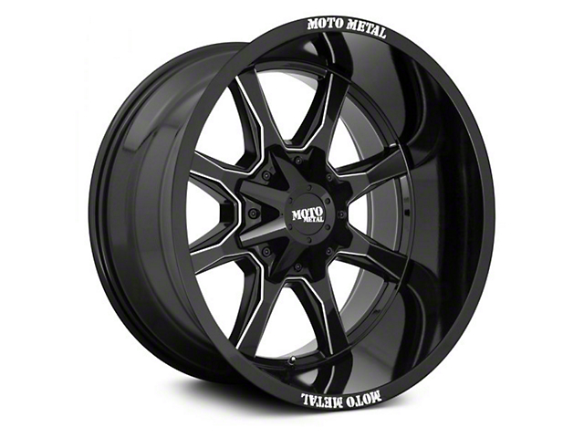 Moto Metal MO970 Gloss Black 6-Lug Wheel; 20x9; 12mm Offset (16-23 Titan XD)