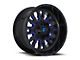 Fuel Wheels Stroke Gloss Black with Blue Tint Clear 6-Lug Wheel; 20x12; -43mm Offset (16-23 Tacoma)