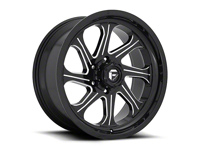Fuel Wheels Seeker Gloss Black Milled 6-Lug Wheel; 20x9; 1mm Offset (05-15 Tacoma)