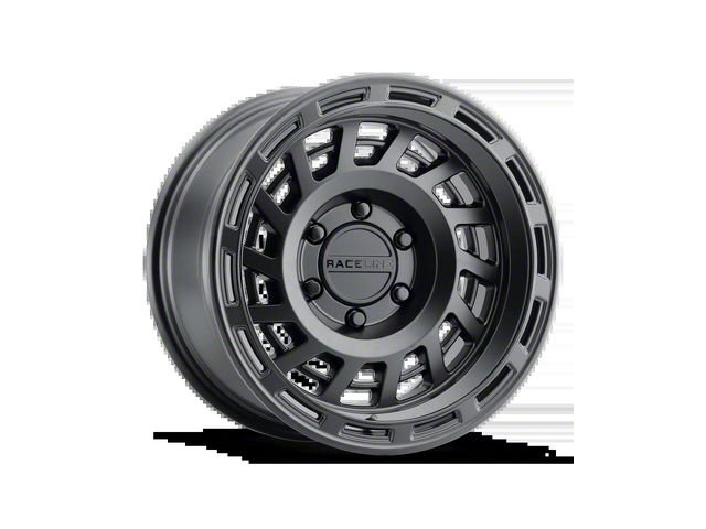 Raceline Halo Satin Black 6-Lug Wheel; 17x8.5; 0mm Offset (10-24 4Runner)