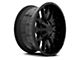 Hardrock Offroad Affliction Gloss Black 6-Lug Wheel; 22x10; -19mm Offset (22-24 Tundra)
