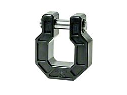 Aluminum D-Ring Shackle; Black