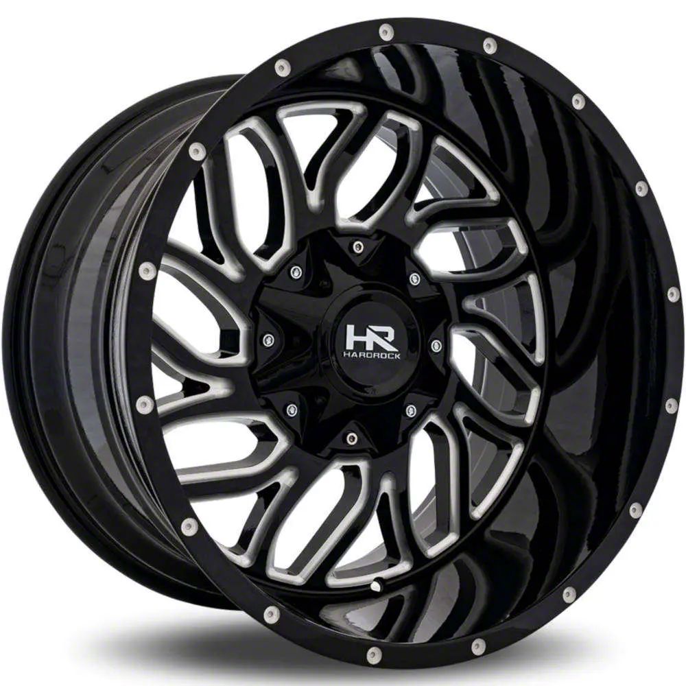 Hardrock Offroad Tacoma Destroyer Gloss Black 6-Lug Wheel; 22x10; -25mm ...