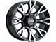 Ultra Wheels Scorpion Gloss Black with Diamond Cut Face 6-Lug Wheel; 20x10; -25mm Offset (22-24 Tundra)