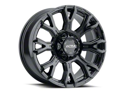 Ultra Wheels Scorpion Gloss Black 6-Lug Wheel; 17x9; 12mm Offset (16-23 Tacoma)