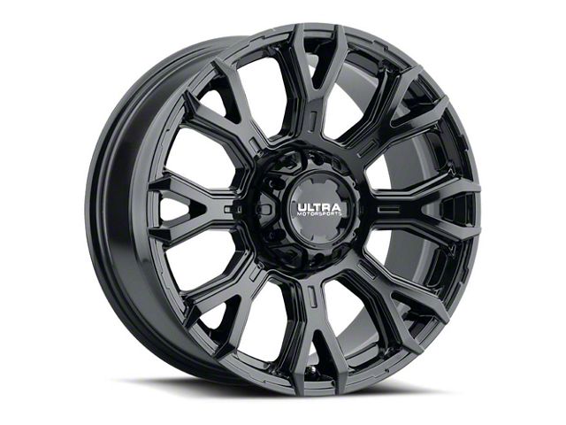 Ultra Wheels Scorpion Gloss Black 6-Lug Wheel; 17x9; 18mm Offset (16-23 Tacoma)