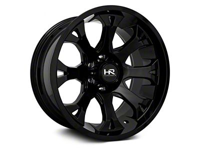 Hardrock Offroad Bloodshot Xposed Gloss Black 6-Lug Wheel; 24x14; -76mm Offset (21-24 Bronco, Excluding Raptor)
