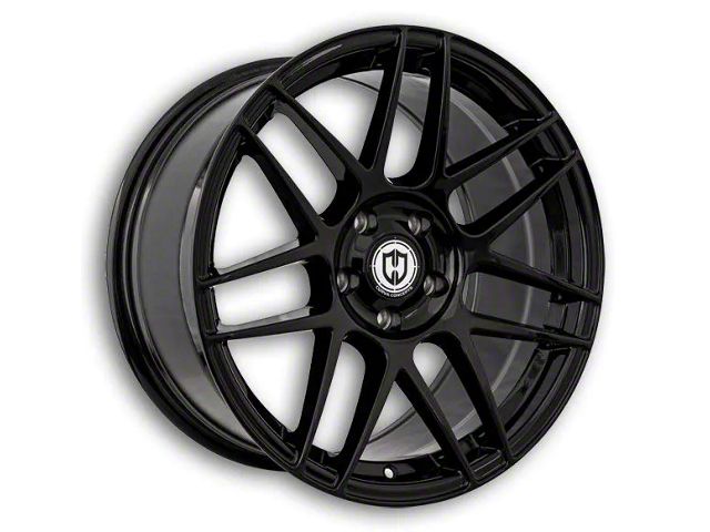 Curva Concepts CFF300 Gloss Black 6-Lug Wheel; 22x9.5; 25mm Offset (22-24 Tundra)