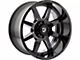 Gear Off-Road Pivot Gloss Black Milled 6-Lug Wheel; 20x9; 18mm Offset (16-23 Tacoma)