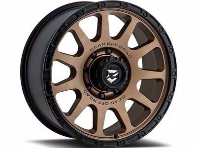 Gear Off-Road Proto Call Satin Bronze 6-Lug Wheel; 20x9; 18mm Offset (2024 Tacoma)