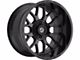Gear Off-Road Raid Gloss Black 6-Lug Wheel; 18x9; 18mm Offset (21-24 Bronco, Excluding Raptor)