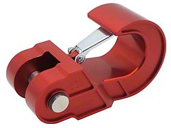 Aluminum Recovery Hook; Red