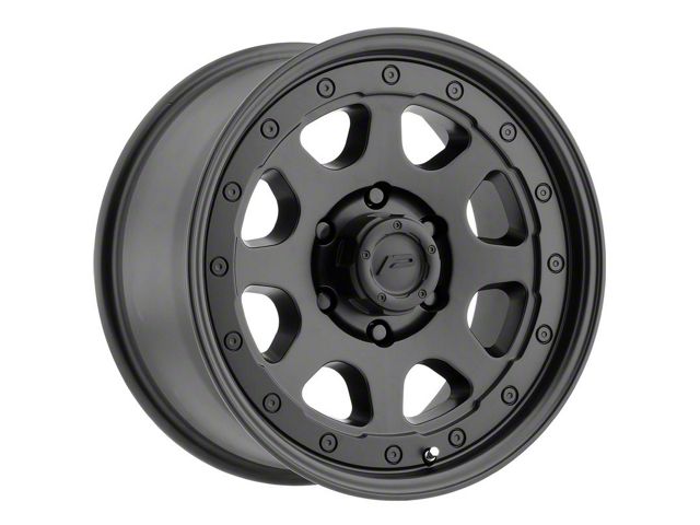 Pacer Nighthawk Satin Black 6-Lug Wheel; 17x8.5; -6mm Offset (05-15 Tacoma)
