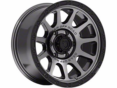 Gear Off-Road Proto Call Satin Anthracite with Satin Black Lip 6-Lug Wheel; 17x8.5; 0mm Offset (2024 Tacoma)