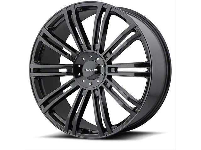 KMC D2 Gloss Black 6-Lug Wheel; 20x8.5; 35mm Offset (16-23 Titan XD)
