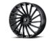 Asanti Matar Gloss Black 6-Lug Wheel; 20x8.5; 15mm Offset (22-24 Tundra)