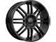KMC Regulator Gloss Black 6-Lug Wheel; 20x9; 30mm Offset (21-24 Bronco, Excluding Raptor)
