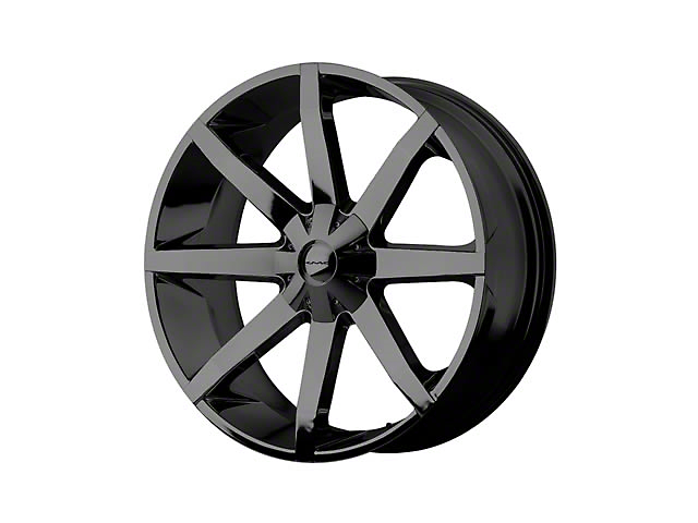 KMC Slide Gloss Black 6-Lug Wheel; 20x8.5; 10mm Offset (21-23 Tahoe)