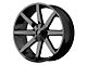 KMC Slide Gloss Black 6-Lug Wheel; 22x9.5; 15mm Offset (22-24 Tundra)