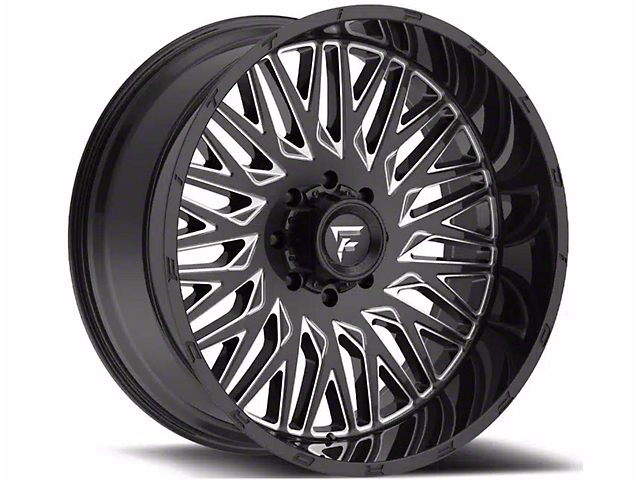 Fittipaldi Offroad FTC07BM Gloss Black with Milled Accents 6-Lug Wheel; 20x12; -44mm Offset (04-15 Titan)