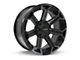 RTX Offroad Wheels Peak Black Machined Gray 6-Lug Wheel; 20x10; -18mm Offset (10-24 4Runner)