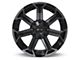 RTX Offroad Wheels Peak Black Machined Gray 6-Lug Wheel; 20x10; -18mm Offset (16-23 Tacoma)