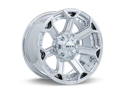 RTX Offroad Wheels Peak Chrome 6-Lug Wheel; 18x9; 0mm Offset (17-24 Titan)