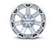RTX Offroad Wheels Peak Chrome 6-Lug Wheel; 18x9; 0mm Offset (21-24 Bronco, Excluding Raptor)