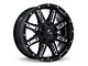 RTX Offroad Wheels Ravine Black Milled 6-Lug Wheel; 18x9; 10mm Offset (22-24 Tundra)