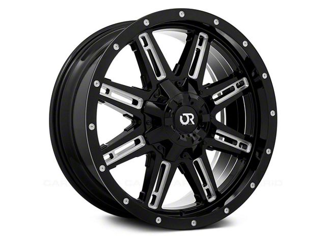 RTX Offroad Wheels Tacoma Ravine Black Milled 6-Lug Wheel; 17x8; 10mm ...